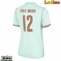 France Randal Kolo Muani #12 Replica Away Shirt Ladies World Cup 2026 Short Sleeve